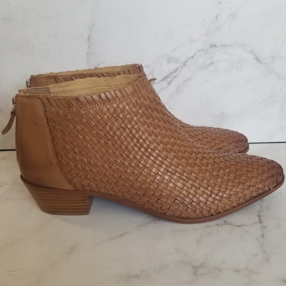 Vintage Foundry Co Delmira Bootie Ankle Boot Light Brown Size 11